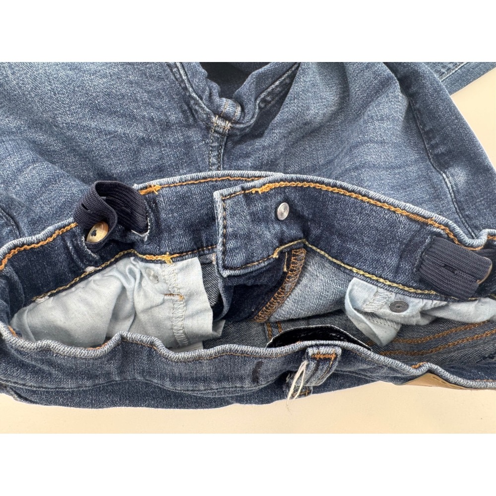 Abercrombie Kids Straight Leg Jeans Medium Wash Blue Size 9/10 Long - Picture 10 of 11